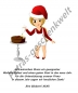 Preview: Flasche Handtuch Geschenk für Bäckerei Verkäuferin